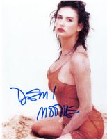 Demi Moore Autogramm ORIGINAL 20x25 cm PORTOFREI COA
