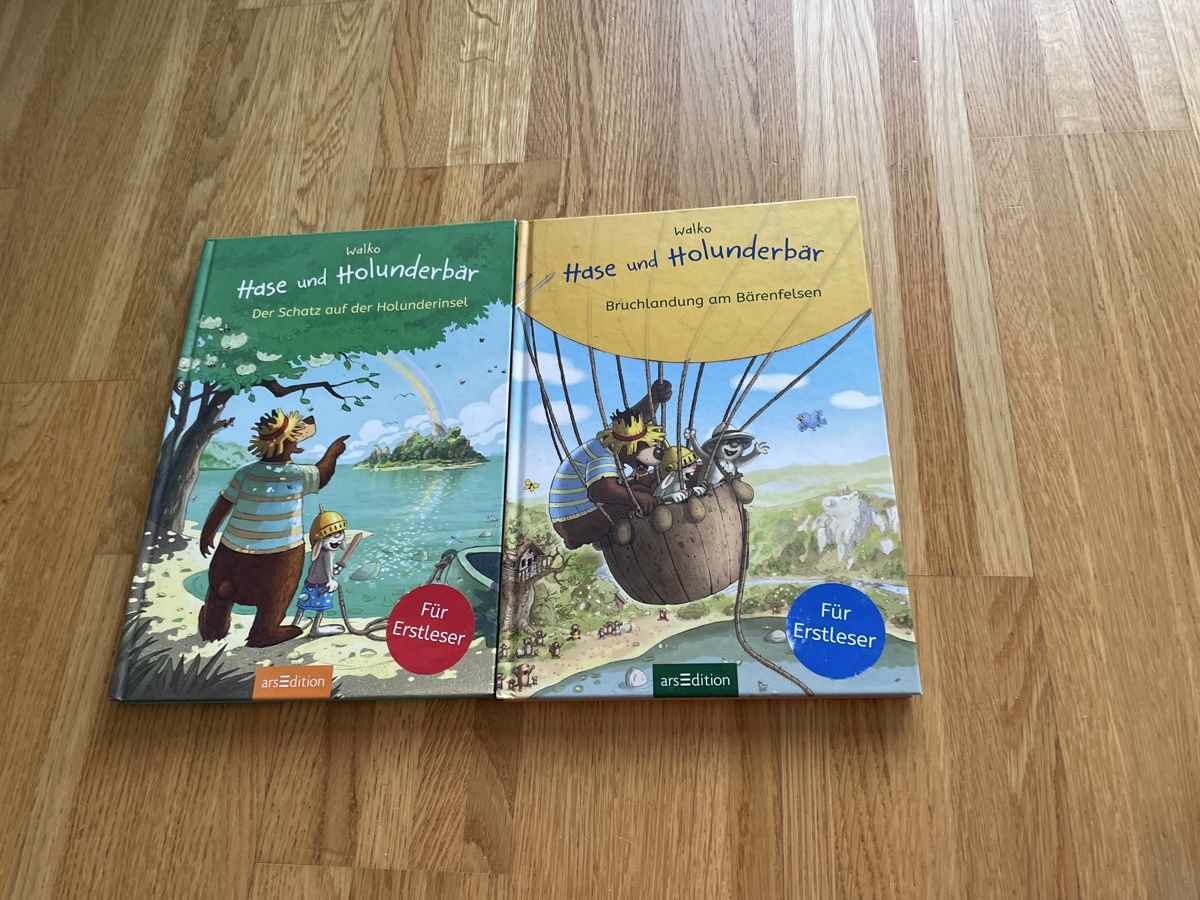 Libri: 2 Bücher Hase und Holunderbär  – Usato da Bern venduto da ming06