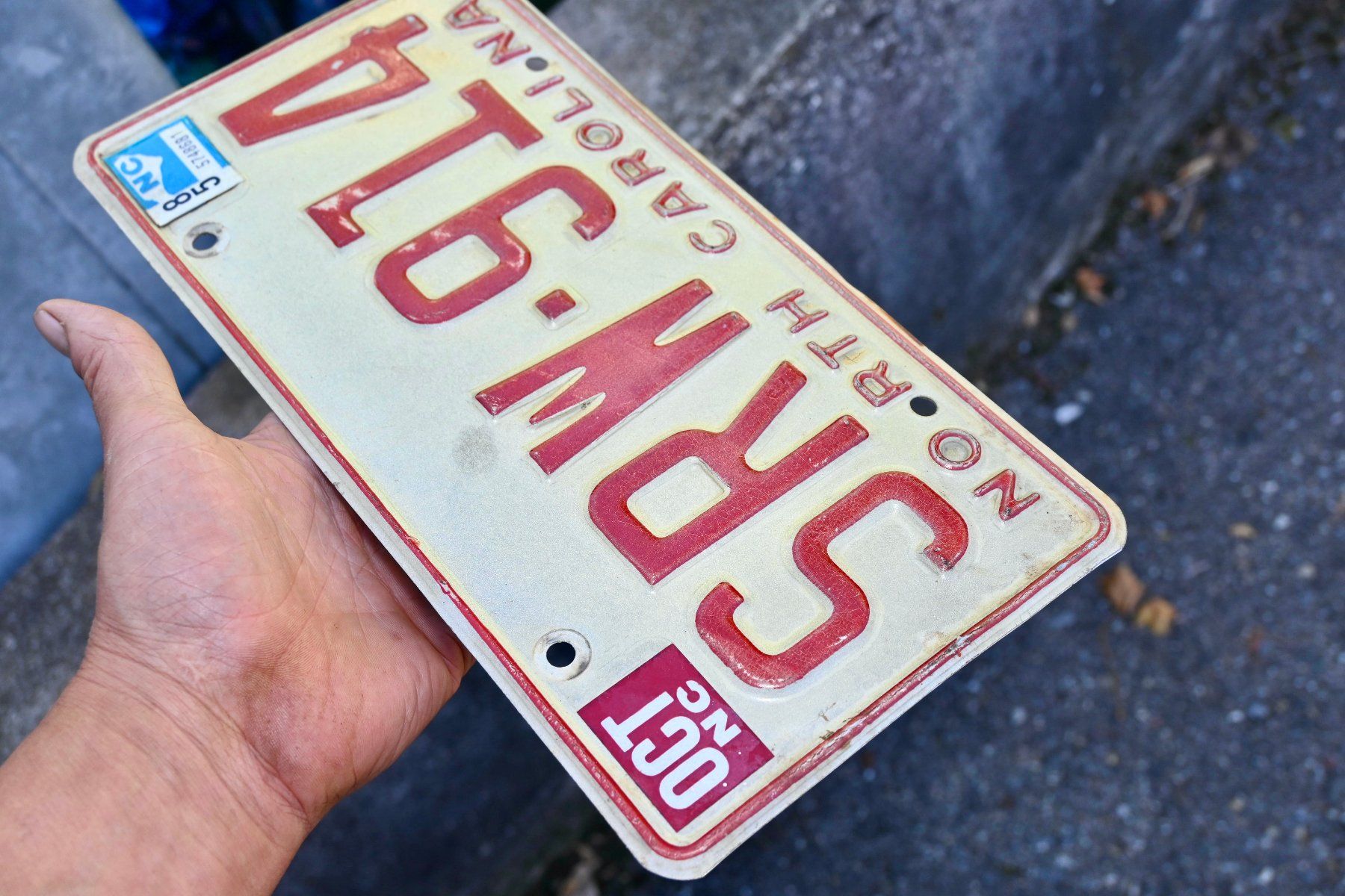 Schilder: US Nummernschild NORTH CAROLINA 1985 – Gebraucht aus Pfaffhausen von mono_rec 4