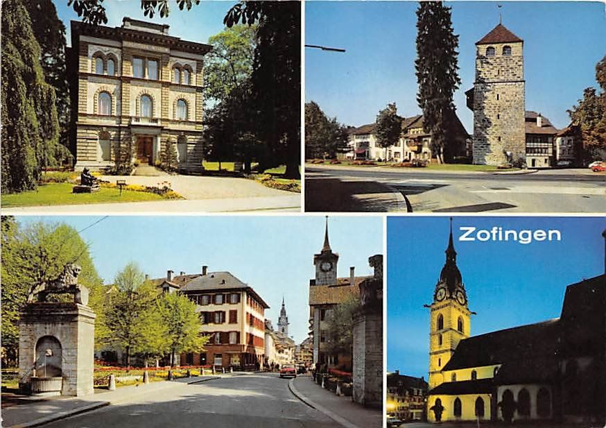 Cartoline postali: AG - Zofingen – Usato da Ottikon b.Kemptth. venduto da Neptun1974