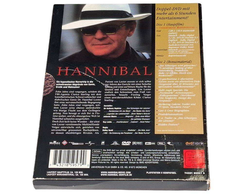 Alle DVDs: HANNIBAL DVD Special Limited Edition – Gebraucht aus Wil SG von Restwert_Wil 1