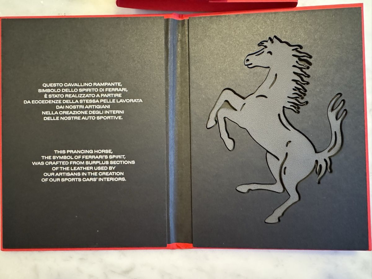Tutte le decorazioni: Ferrari Geschenk Factory Tour original – Nuovo e nell'imballaggio originale da Villmergen venduto da Pacsav 2