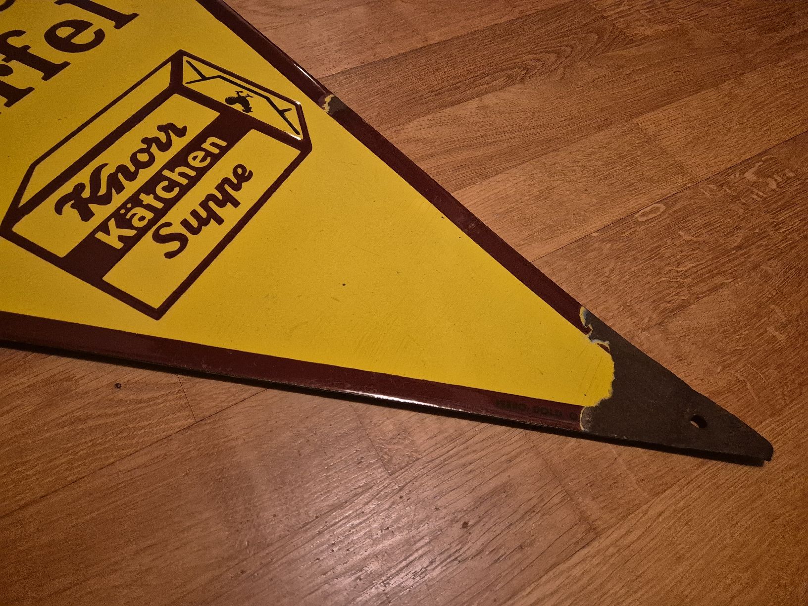 Knorr Insegne: Emailschild Knorr Suppen - Würfel – Usato da Hitzkirch venduto da VintageForst 4
