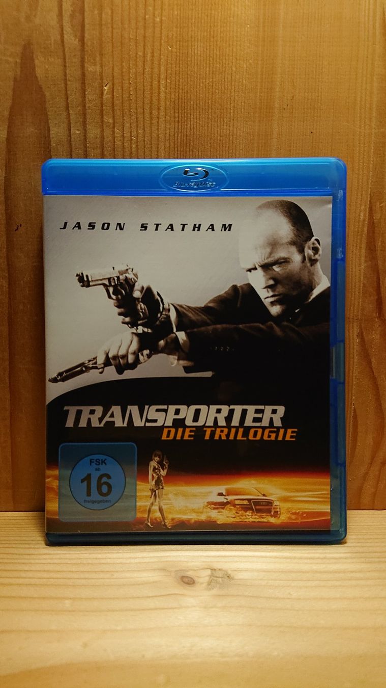 Tutti i DVDs: TRANSPORTER 1 bis 3 auf Blu-Ray mit Jason Statham – Usato da Wilderswil venduto da Exebub
