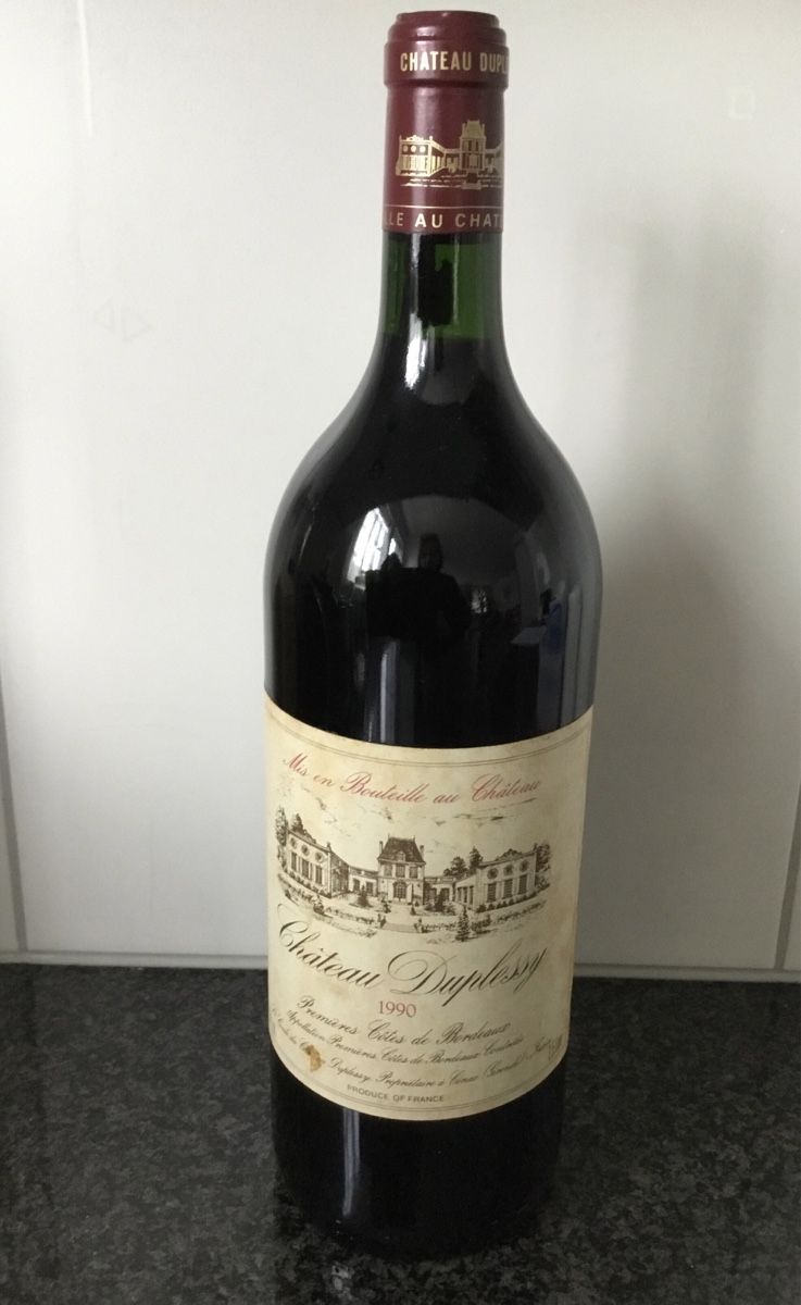 Vino: Château Duplessy Magnum 1990 – Nuovo (secondo la descrizione) da Rüschlikon venduto da succes08