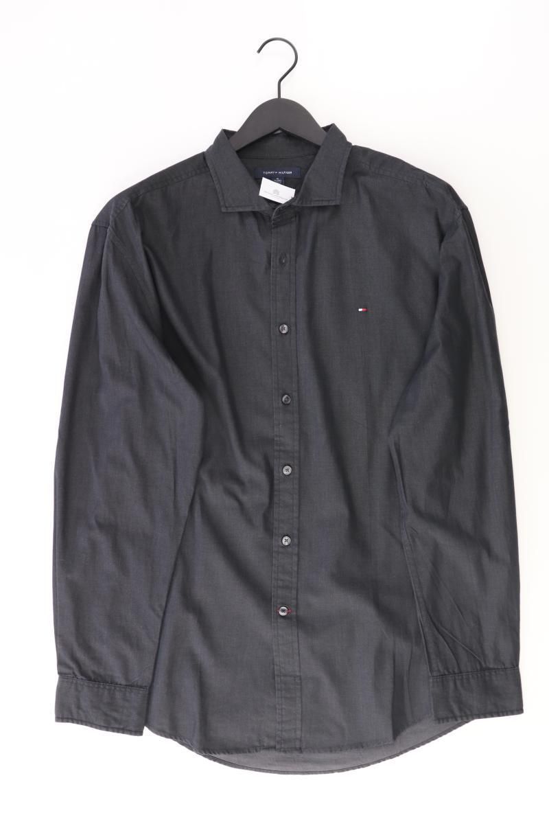 Camicie: Tommy Hilfiger Langarmhemd Gr. XL grau – Usato da Neustadt an der Waldnaab venduto da SecondLifeFashion