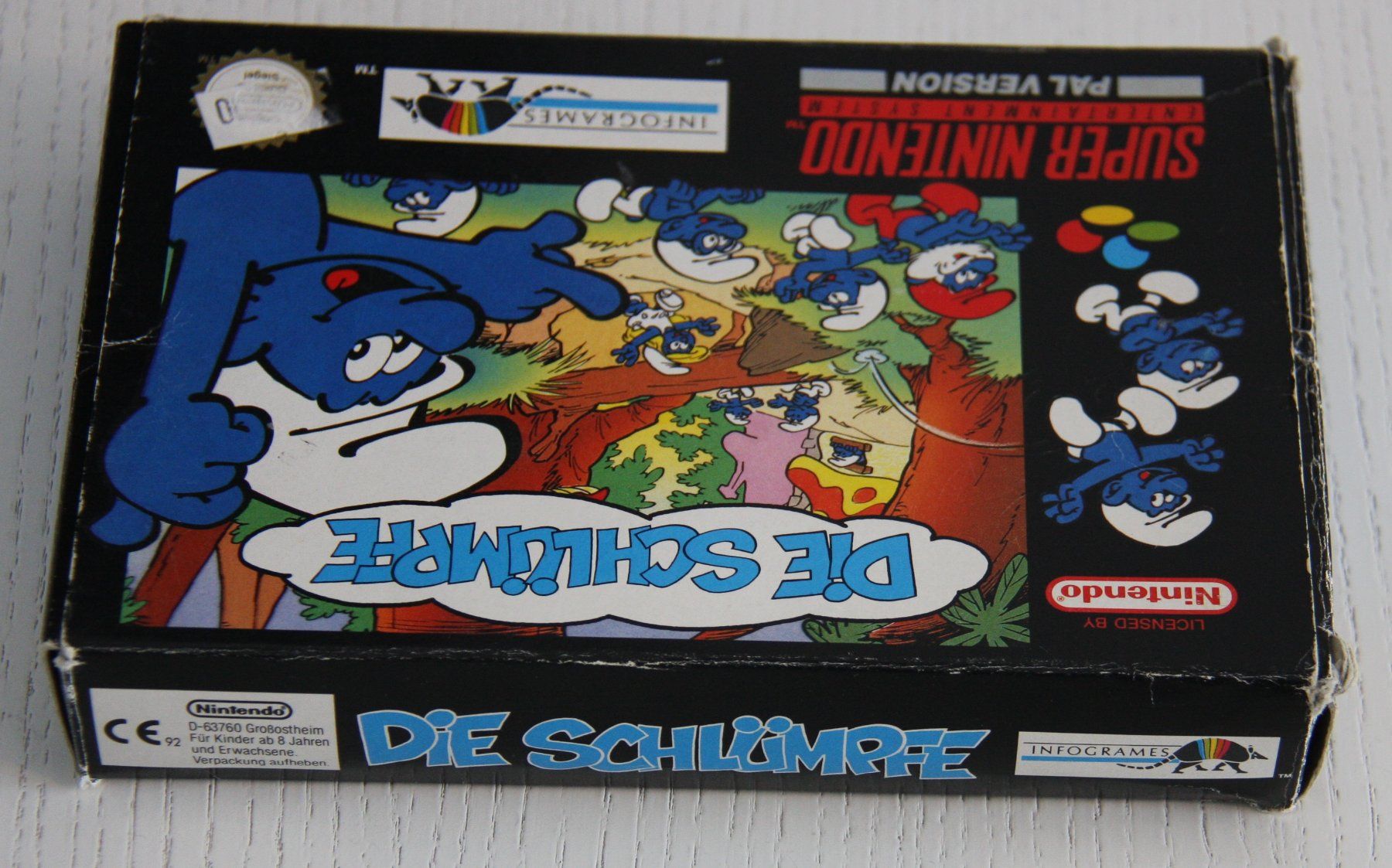 Giochi: SNES Die Schlümpfe – Usato da Fisibach venduto da Retrogames24 4