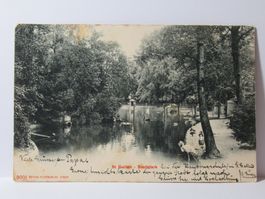 St. Gallen , Stadtpark  1904
