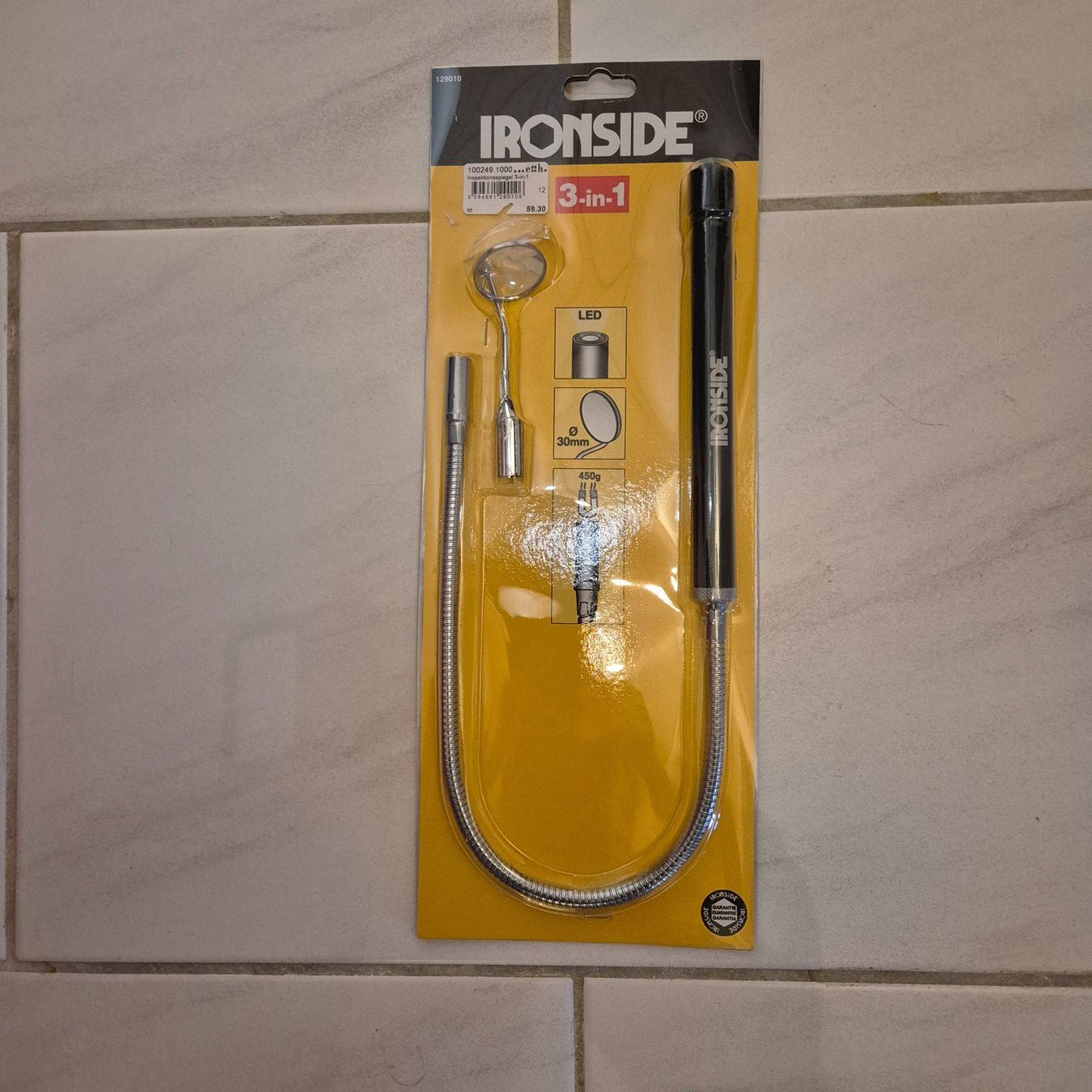 Alle Werkzeuge: Inspektionsspiegel IRONSIDE – Neu und originalverpackt aus Arni AG von kurtrmeier