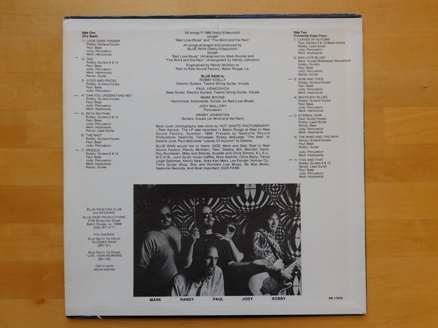 Vinyles: Blue Rain - Drenched - US Rock - Psychedelic Rock – D'occasion à Emmenbrücke par Dickens 1
