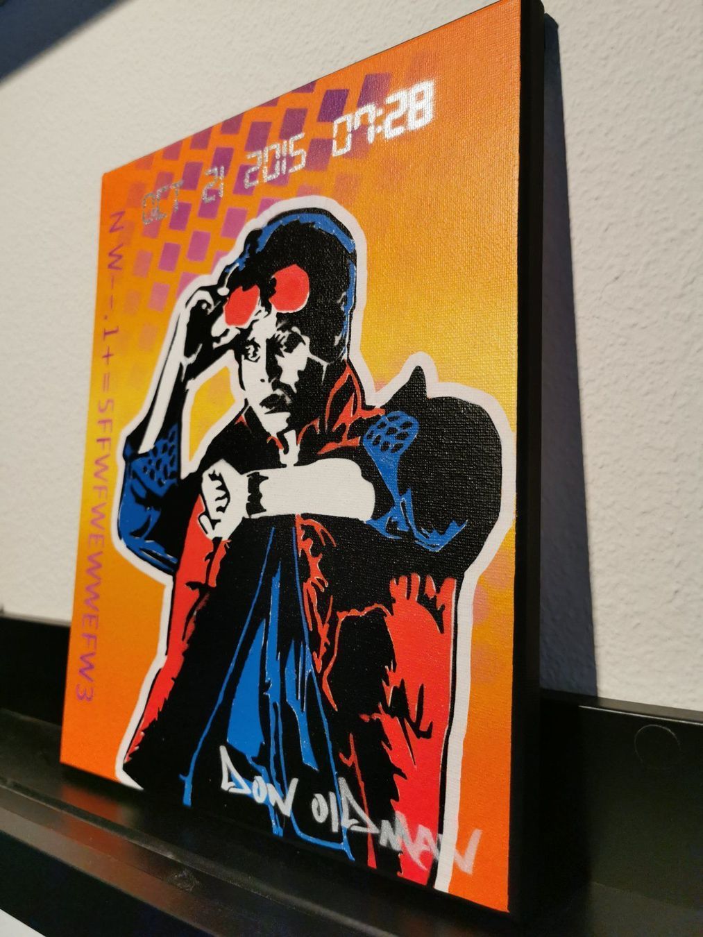 Gemälde: Back To The Future Pop Art auf Leinwand – Neu (gemäss Beschreibung) aus Thalwil von Dragonfruit 6