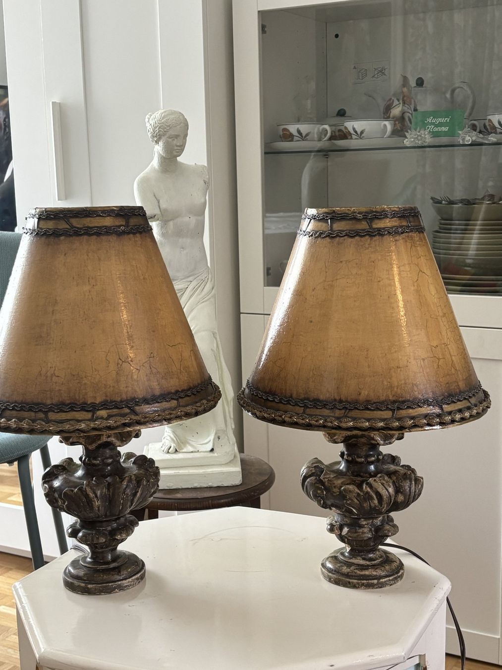 Lampade: Exklusive Styl Tisch Lampen 2x Antik – Usato da Zürich venduto da Nofelet31 1