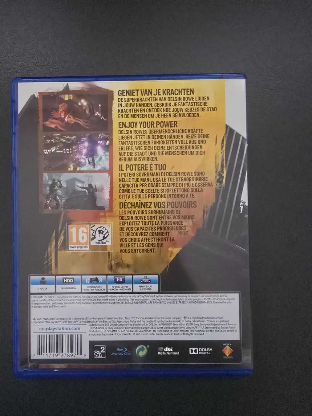 Sony Jeux: Infamous Second Son für PS4 – D'occasion à Chur par 1996hiphop 1