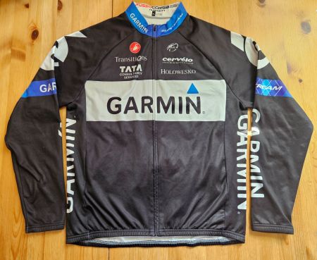 Radjacke Team Garmin Gr. XL Velo Radsport Trikot