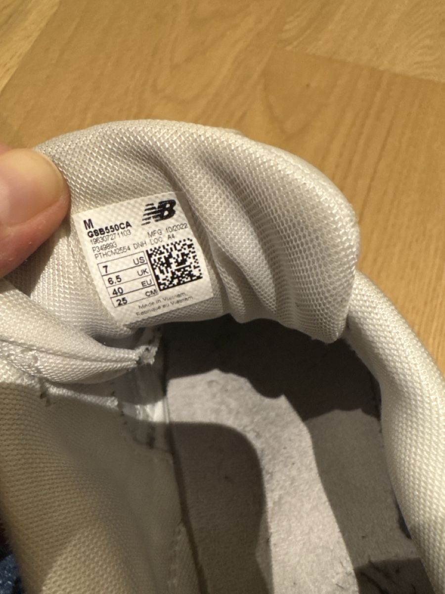 New Balance Chaussures hommes: New balance 550 – D'occasion à Zürich par VittoDS 1