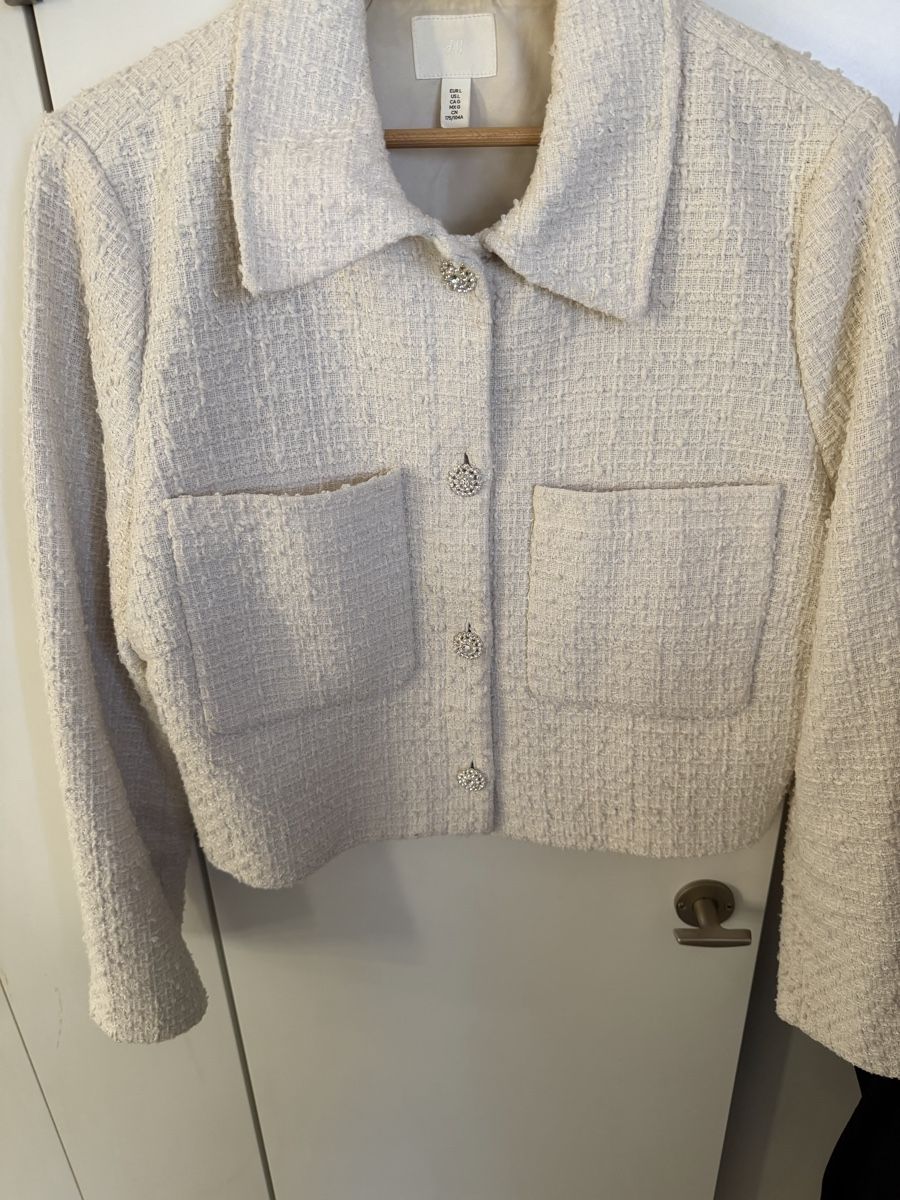 H&M Giacche: Boucle Jacke, H&M, Gr.L – Nuovo (secondo la descrizione) da Luzern venduto da mns_pyr7