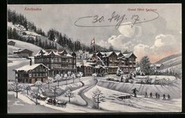 Adelboden, Grand Hotel Kurhaus im Schnee