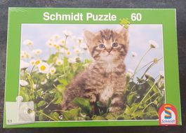 Puzzle 60er Schmidt Puzzle Kätzchen Katze 55087 361 x 243 mm