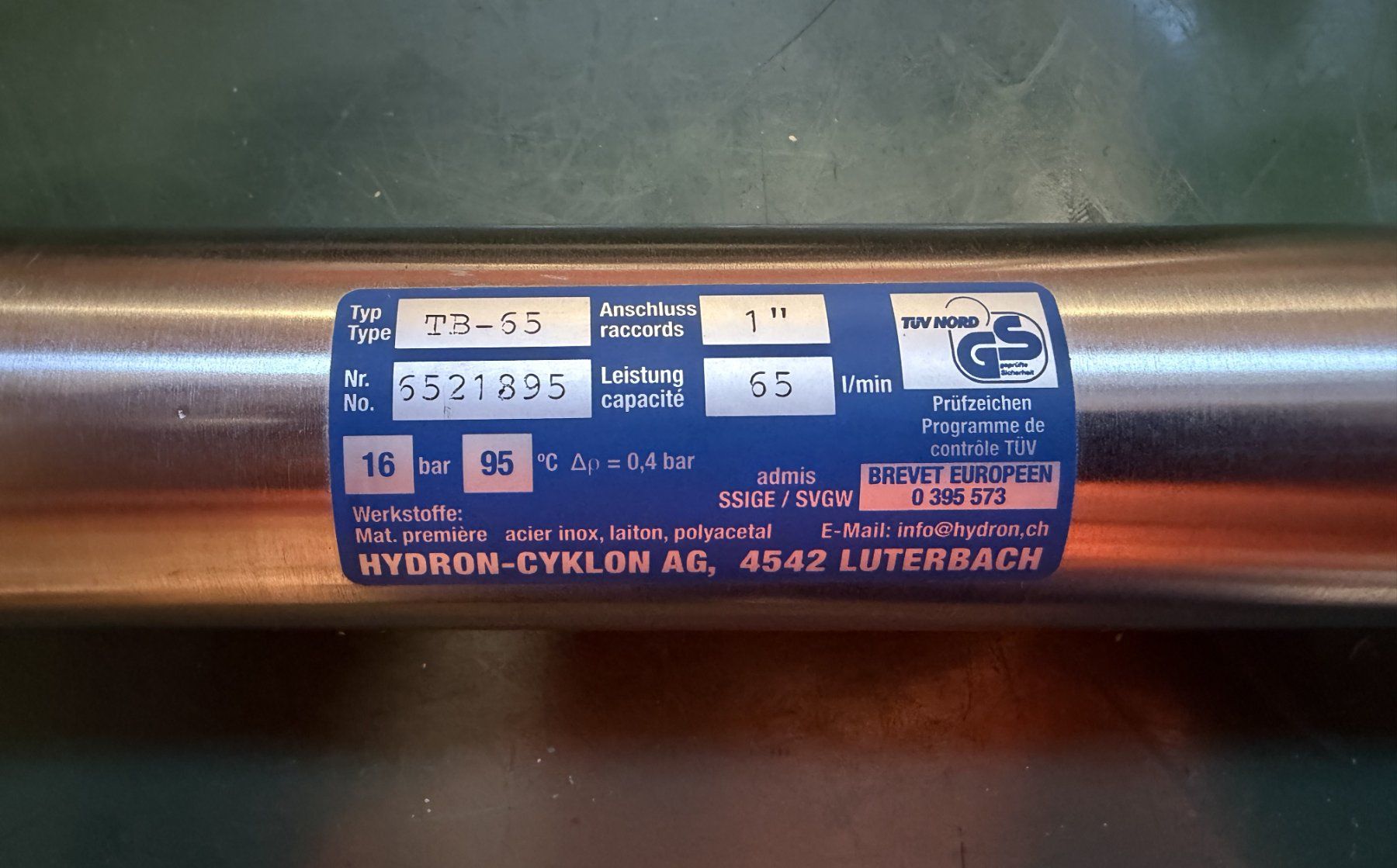 Sanitari: Hydro-Cyklon Kalkschutzgerät – Usato da Oberdiessbach venduto da nytmaob 2