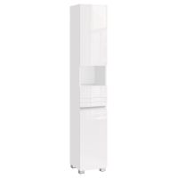 Badezimmerschrank VEBA Hochschrank - 30x30x170cm - WEISS