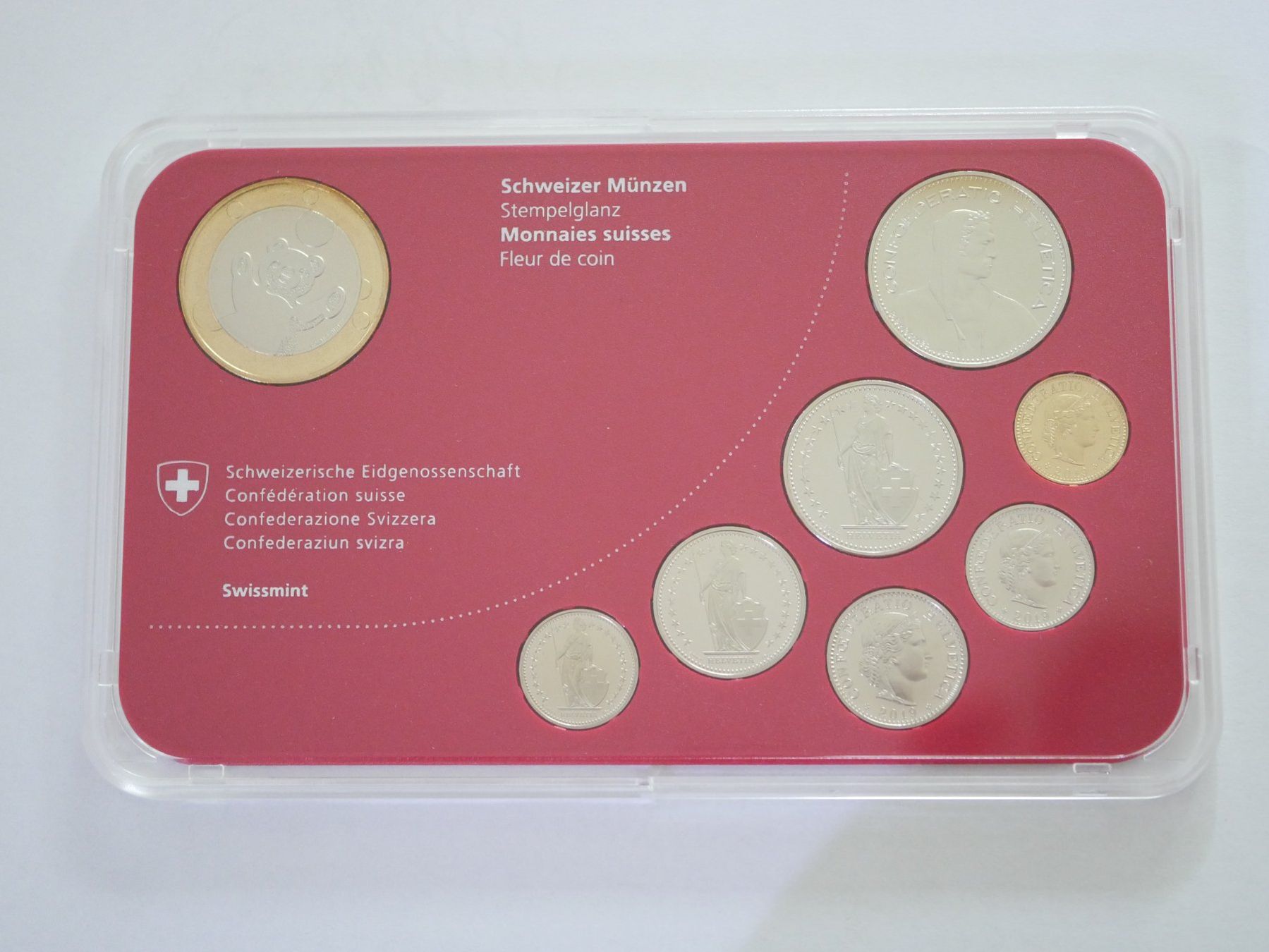 Tutti le monete: Schweizer Baby Münzsatz 2019 stgl ***TOP*** – Nuovo e nell'imballaggio originale da Kreuzlingen venduto da Samson01 1