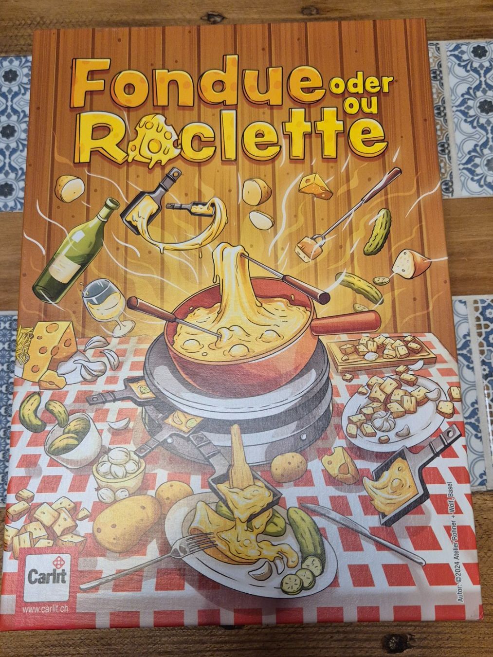 Carlit Spiele: Fondue oder Raclette Brettspiel wie neu – Neu (gemäss Beschreibung) aus Bitsch von cka_6hff
