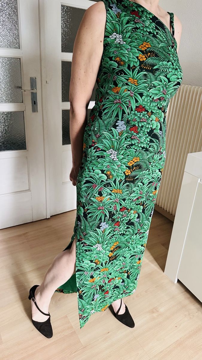 Vestiti: Robe longue verte, en soie M, Élégance Paris – Nuovo (secondo la descrizione) da Vuippens venduto da ale_6gkb 1
