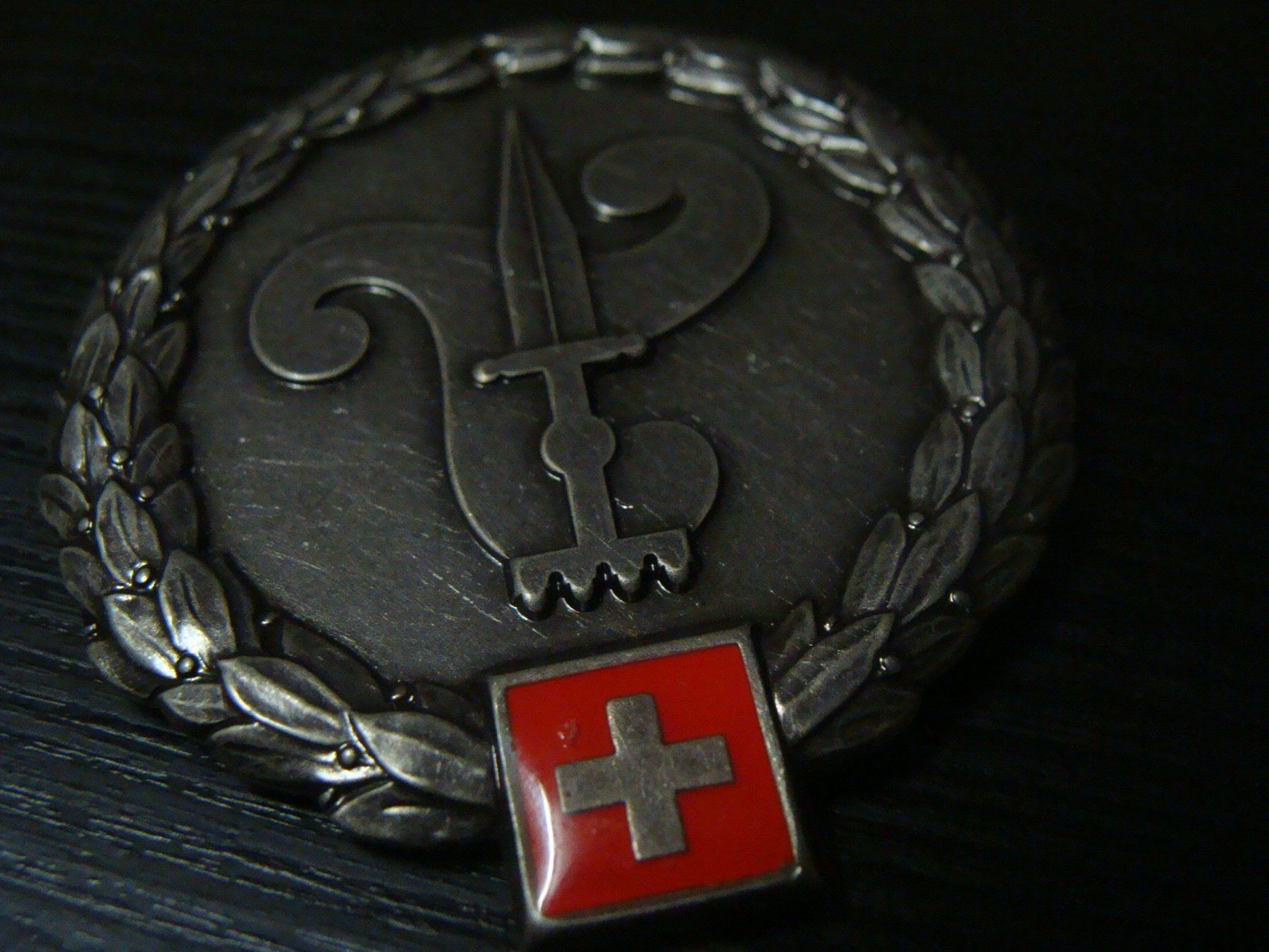 Schweizer Armee Placchette & Badge: Insigne de bérret armée suisse. – Usato da Cuarny venduto da hen_g7hn