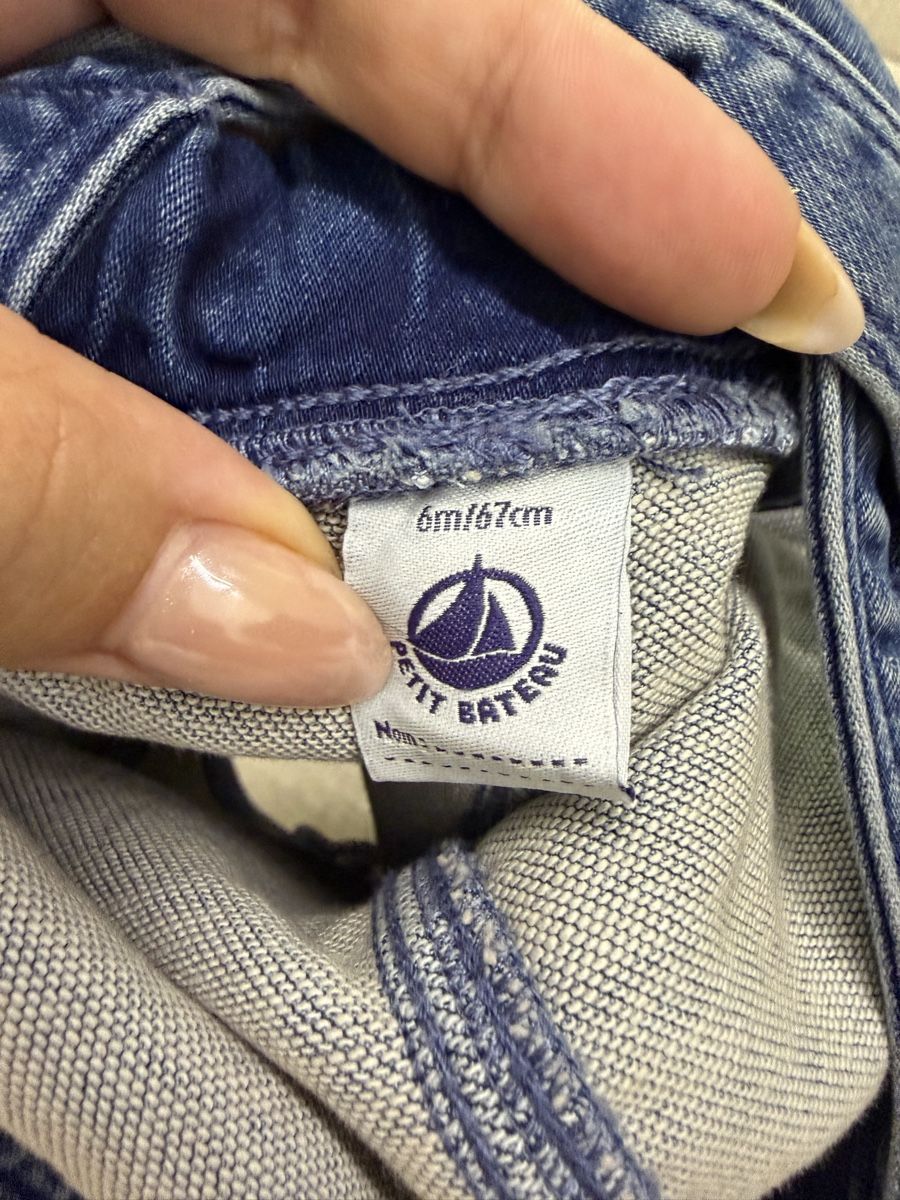 Petit Bateau Pantaloni: Petit bateau Latzhose Jeans  – Usato da Altendorf venduto da Carcoura 2