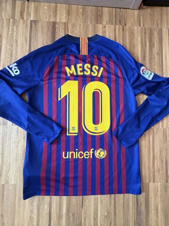Original Messi FC Barcelona 2018/19 Langarm Trikot M