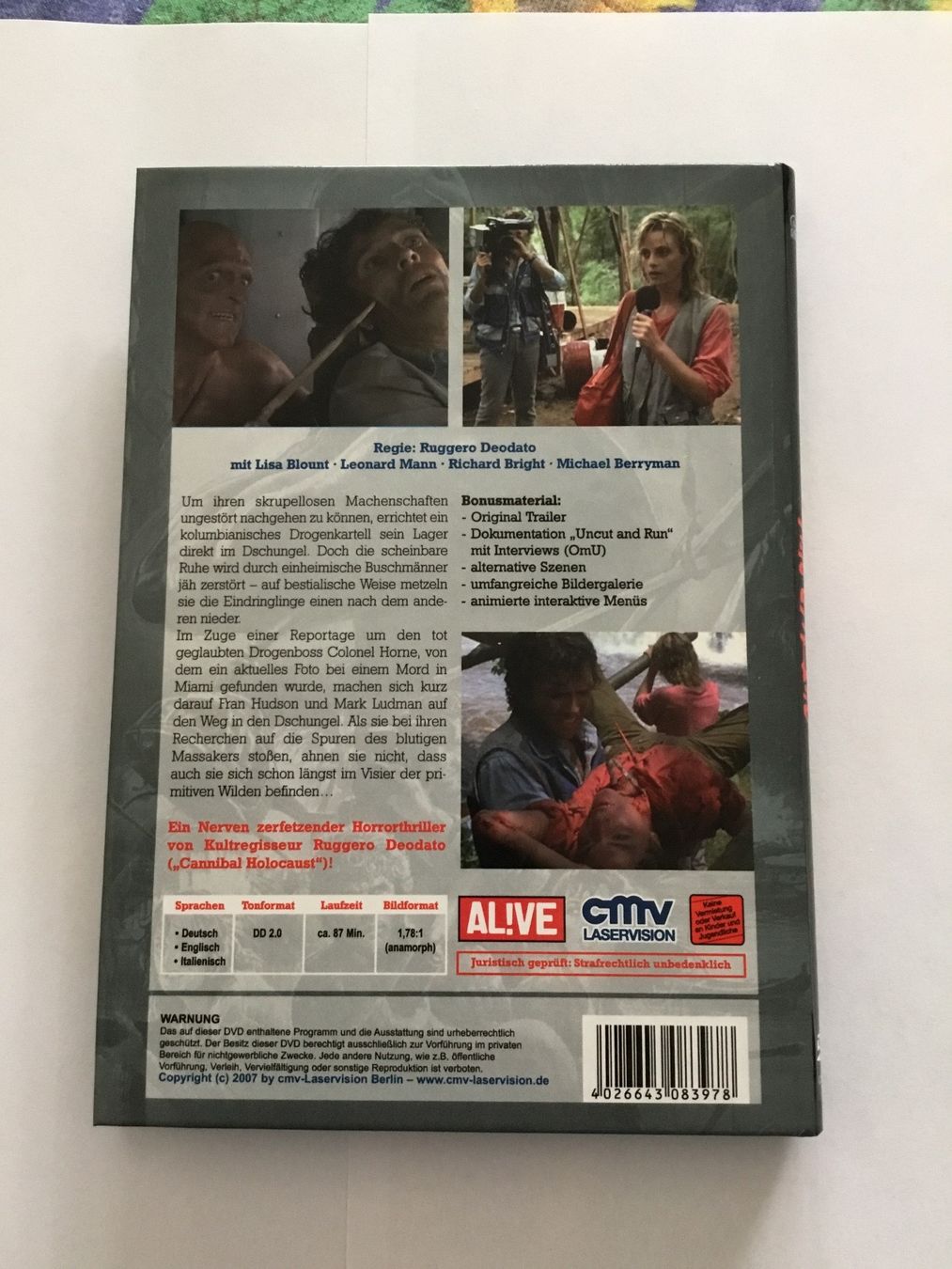 Alle DVDs: Cut and Run dvd Kleine Hartbox Uncut – Neu (gemäss Beschreibung) aus Blauen von berlingo65 1