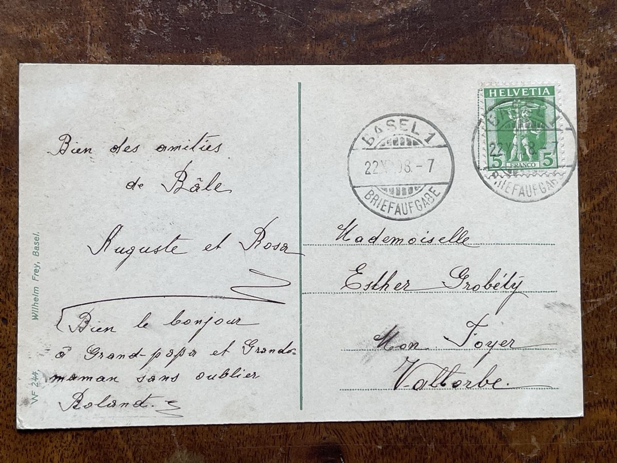 Cartoline postali: Alte Ansichtskarte Basel, Gruss aus Basel – Usato da Strengelbach venduto da Aschatan5 1