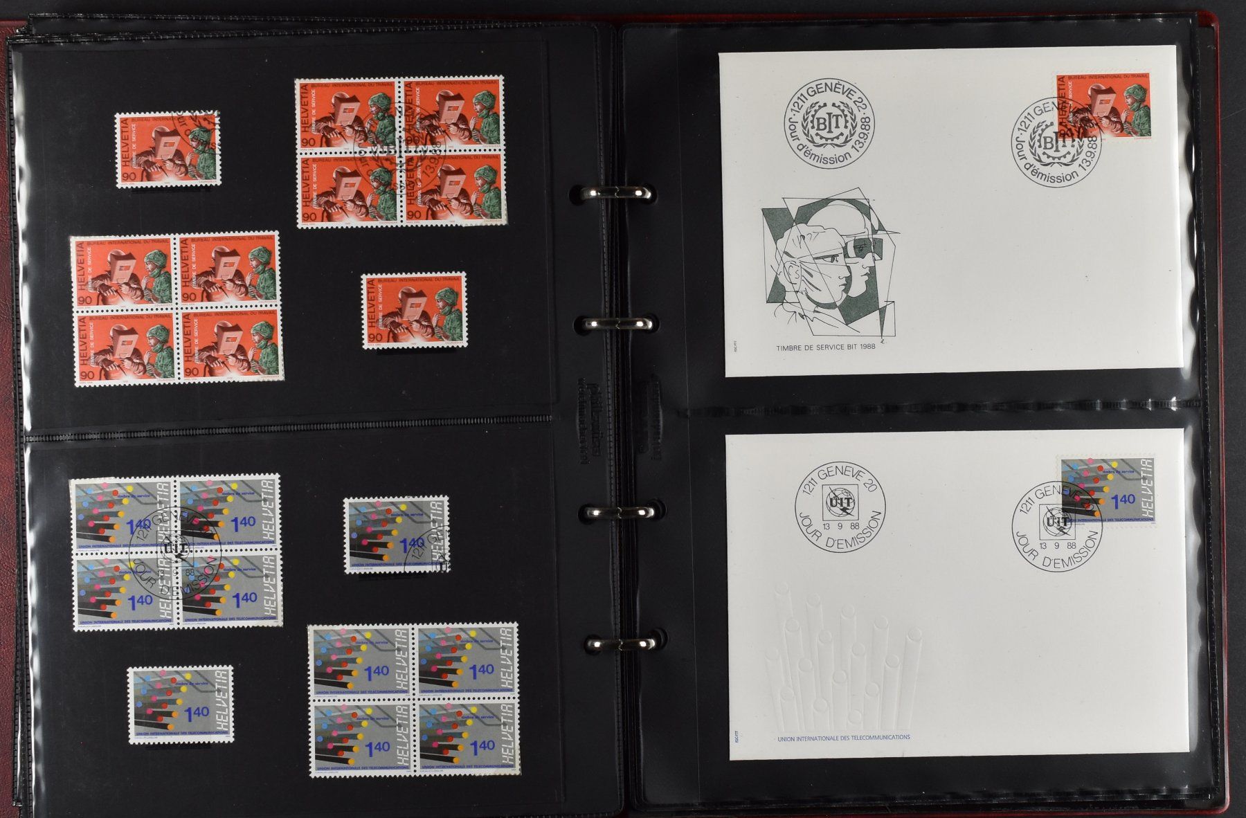 Tutti i francobolli: SAMMLUNG, GENFER ÄMTER POSTPREIS ca. CHF 380 **, gest., FDCs – Nuovo (secondo la descrizione) da Wetzikon ZH venduto da Philimpex 2