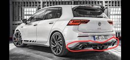 Original Golf 8 GTI Clubsport Heckstoßstange