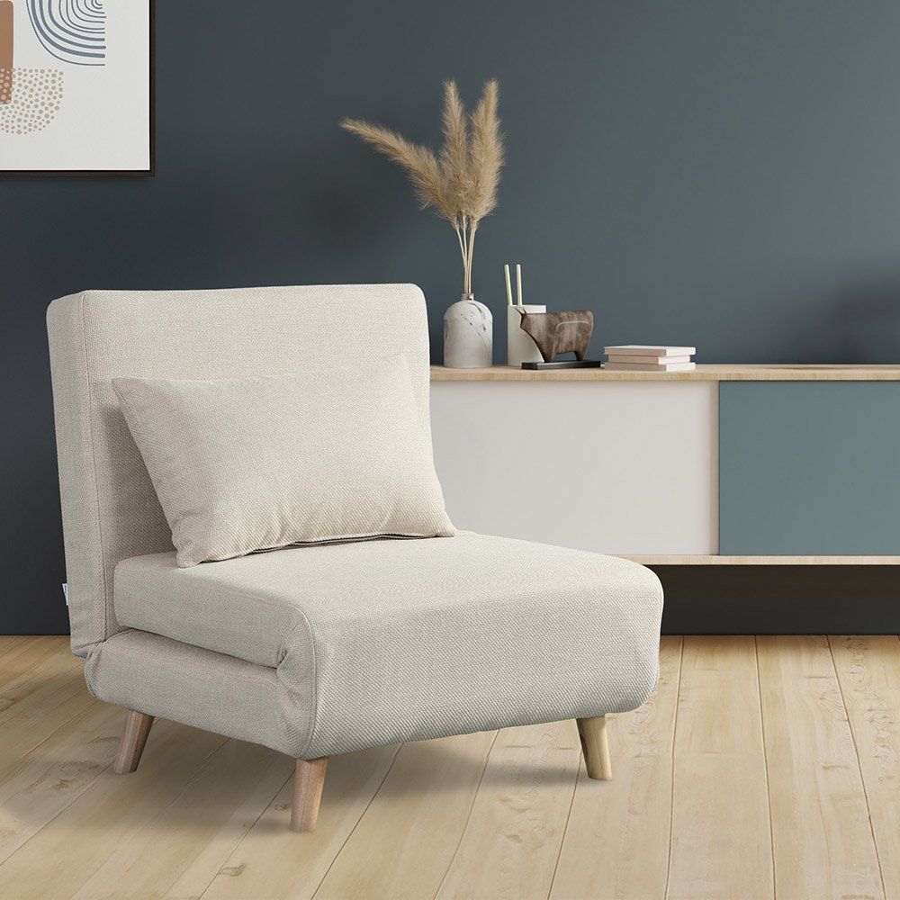 Poltrone: 24227 - Schlafsessel SNOOP Klappsessel - Webstoff Beige – Nuovo e nell'imballaggio originale da Wallenwil venduto da toesstal-vertrieb
