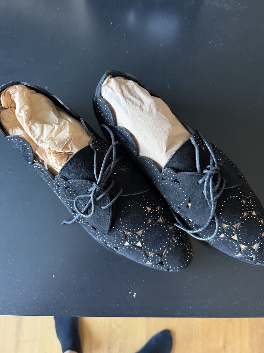 Alaia Chaussures hommes: Alaia Derby Chamois Noir – Neuf avec emballage d'origine à Giffers par Hayoz88 1