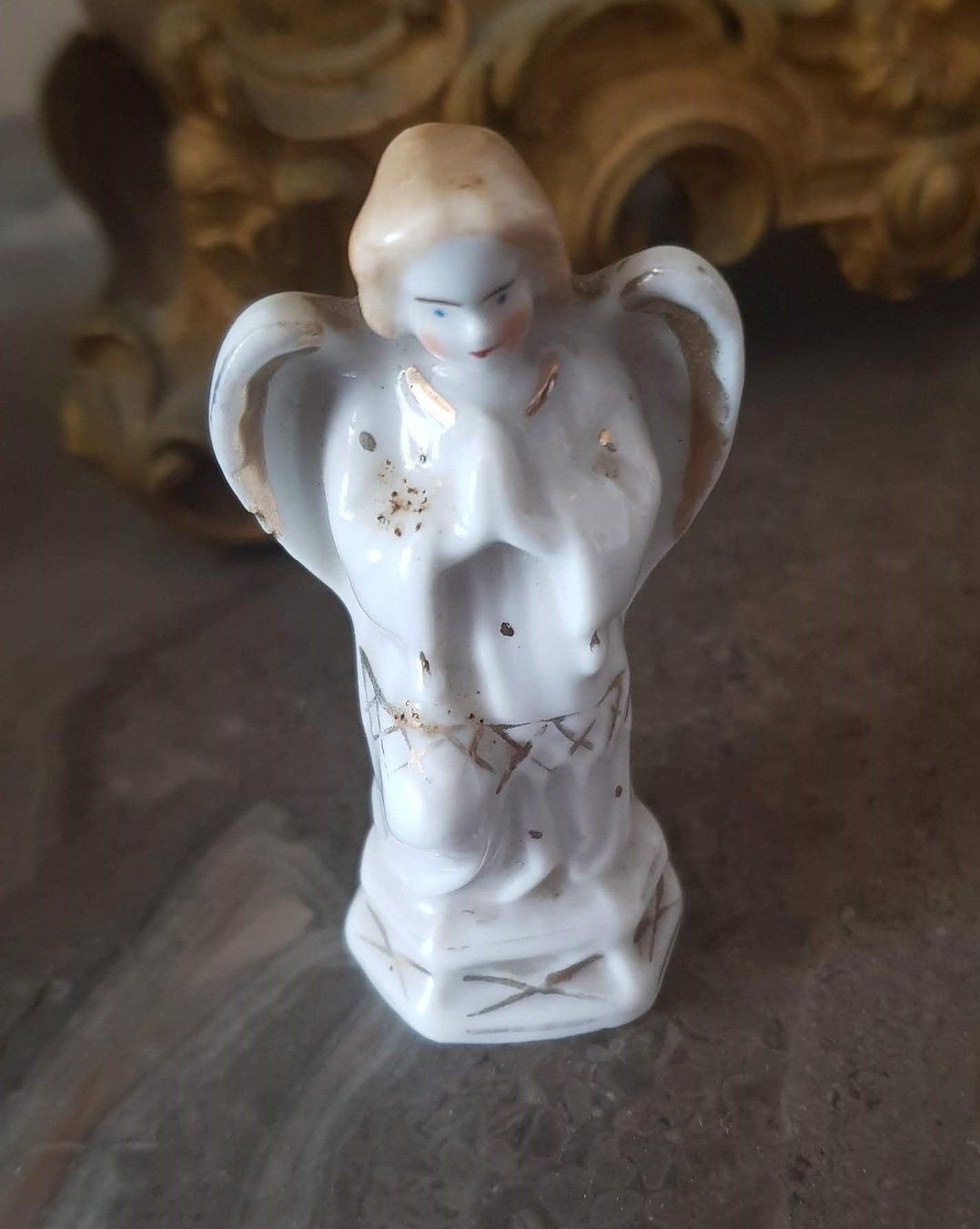 Figuren: Porzellanfigur Engel antik – Gebraucht aus Mörschwil von antiksalon21 6