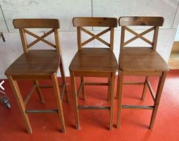 Barhocker Holz 3 Stk. guter Zustand