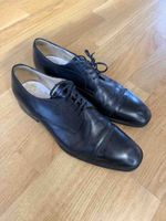 Herren Halbschuhe/ Business schwarz Leder EU 10.5