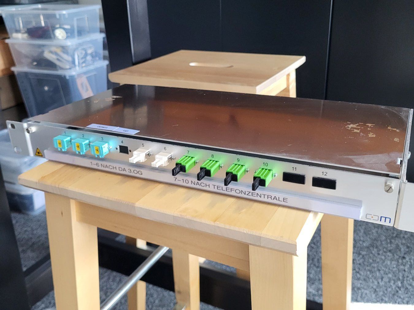 Racks & Supports: COM Glasfaser Patch Rack 19" – D'occasion à Rümlang par Greenliff