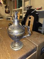 Antike Kerosin Lampe aus Messing sehr alt! (3)
