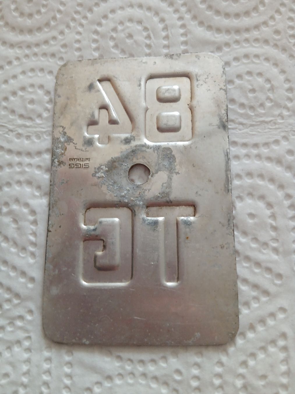 Insegne: Alte Velonummer TG 84 – Usato da Heimberg venduto da smi_jl82 1