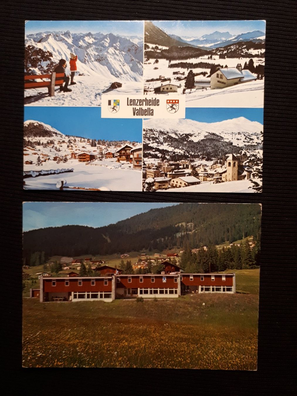 Cartes postales: 2 AK LENZERHEIDE – D'occasion à Ponto Valentino par giorgia06
