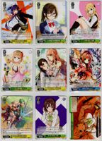 9 diverse Weiss Schwarz Sammelkarten