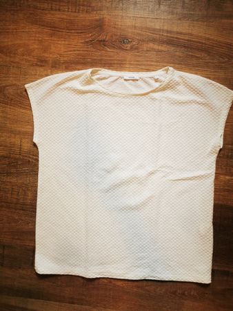 Sommerliches OPUS Shirt, Weiss, Grösse 44, Top Zustand