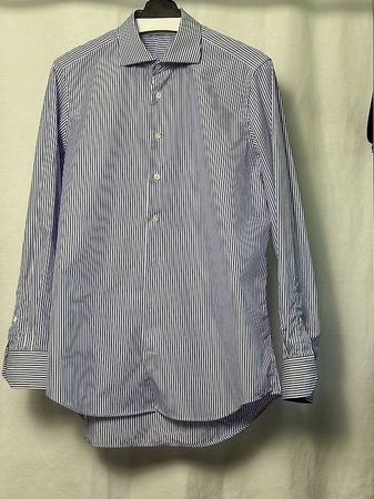 Hemd blau/weiss gestreift