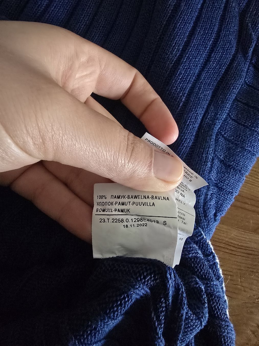 Benetton Maglioni & Felpe: Benetton Cricket-Pullover navy Gr. XS/S – Usato da Bassersdorf venduto da pfi_q7gh 3