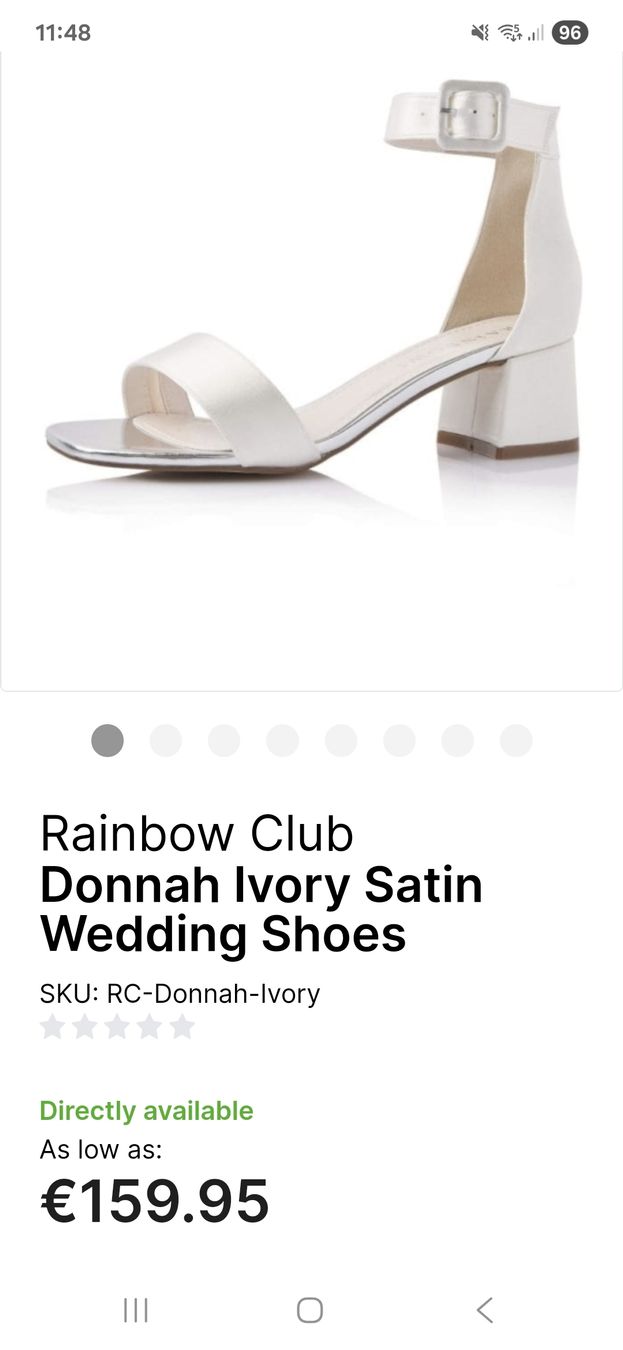Rainbow Scarpe da donna: Brautschuhe Ivory Rainbow – Usato da Wangen SZ venduto da jen_8htq 3