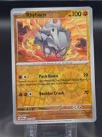 Rhyhorn [Reverse Holo] #111 MEW 151 NM / 🇬🇧