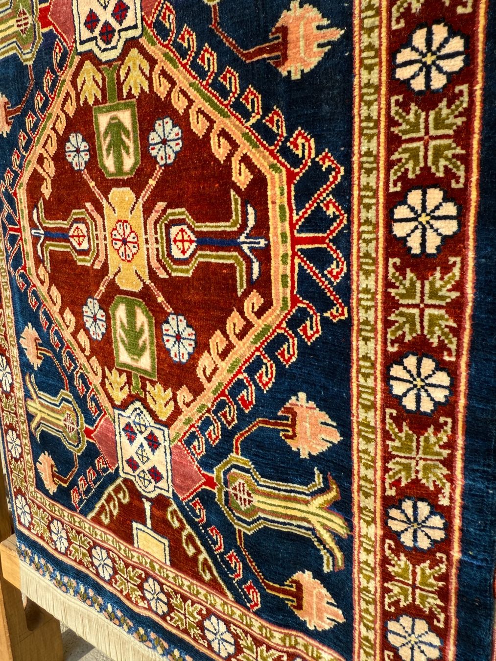 Tappeti: Hereké Seide mit Originalwebstuhl 47x34cm - Webstuhl 74x53cm – Usato da Vacallo venduto da cri_229f 8